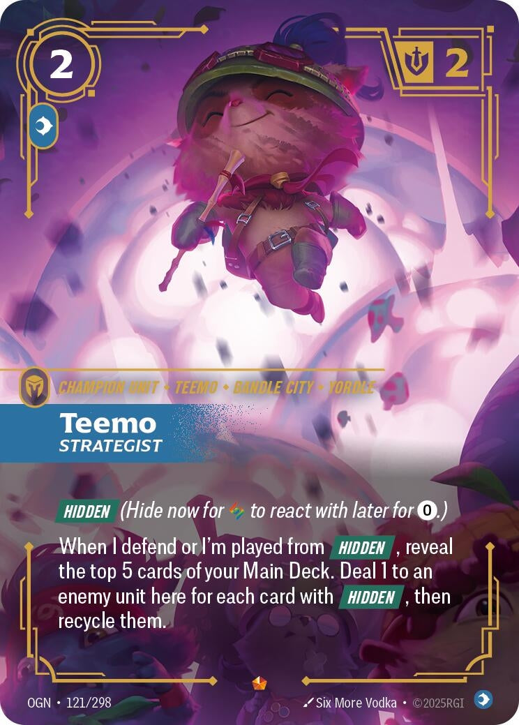 Image for Teemo, Strategist - Riftbound: League of Legends Trading Card Game