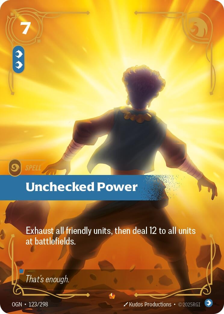Image for Unchecked Power - Riftbound: League of Legends Trading Card Game
