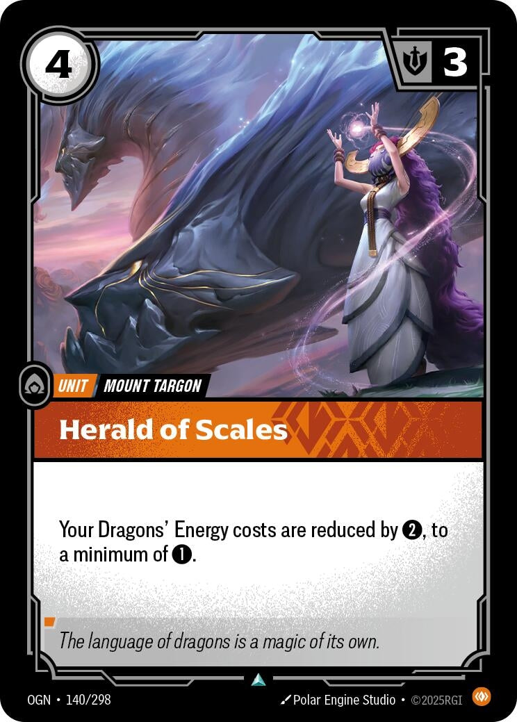 Image for Herald of Scales - Riftbound: League of Legends Trading Card Game