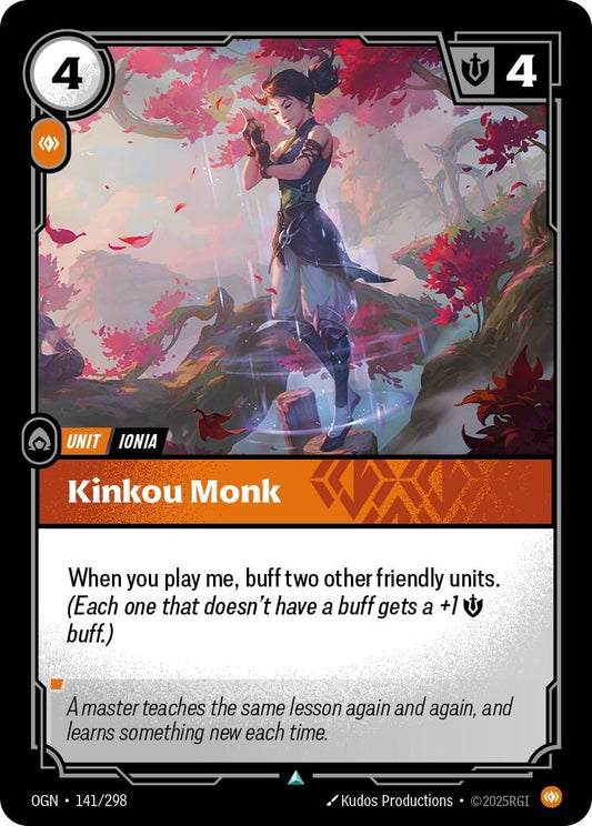 Image for Kinkou Monk - Riftbound: League of Legends Trading Card Game