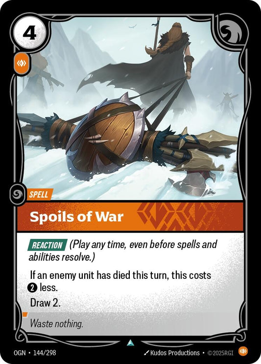 Image for Spoils of War - Riftbound: League of Legends Trading Card Game