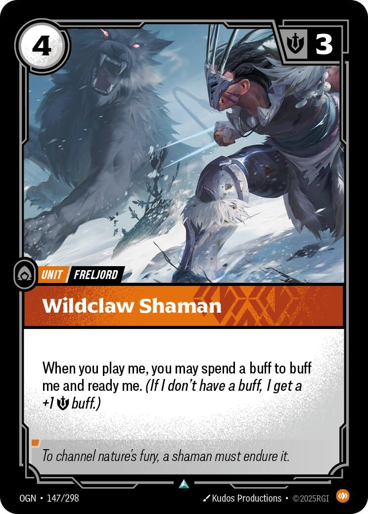 Image for Wildclaw Shaman - Riftbound: League of Legends Trading Card Game