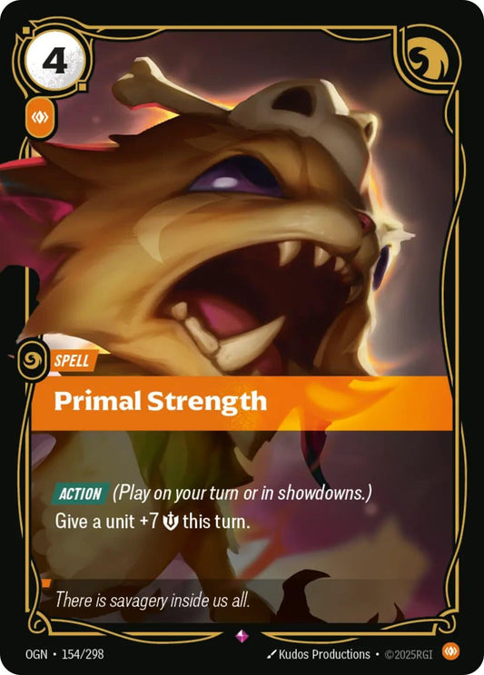 Image for Primal Strength - Riftbound: League of Legends Trading Card Game