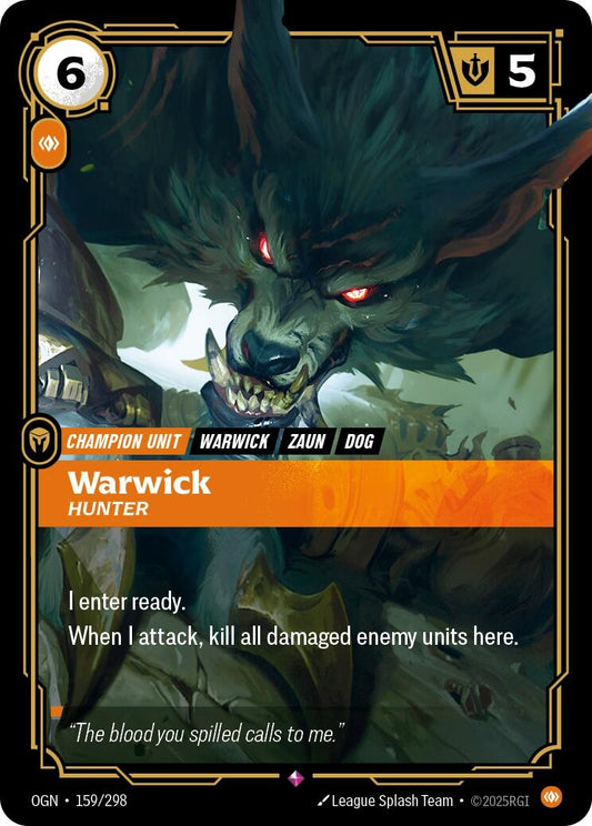 Image for Warwick, Hunter - Riftbound: League of Legends Trading Card Game