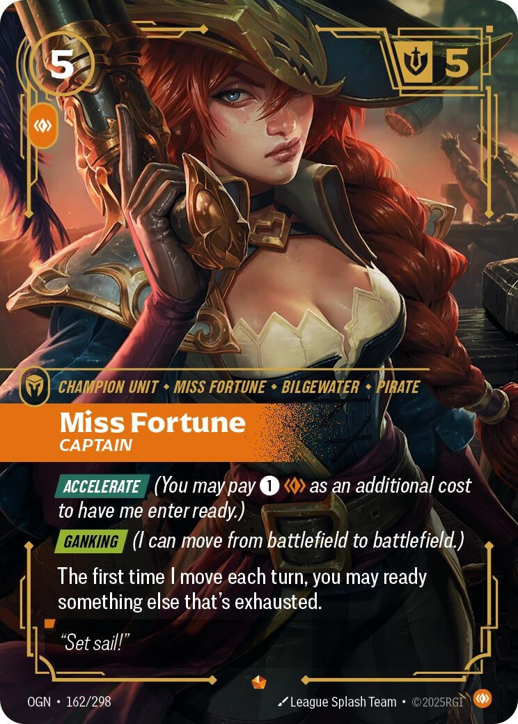 Image for Miss Fortune, Captain - Riftbound: League of Legends Trading Card Game