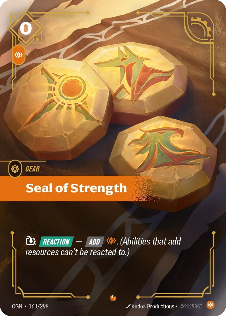 Image for Seal of Strength - Riftbound: League of Legends Trading Card Game