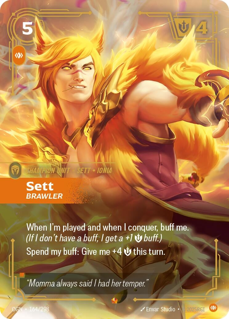 Image for Sett, Brawler - Riftbound: League of Legends Trading Card Game
