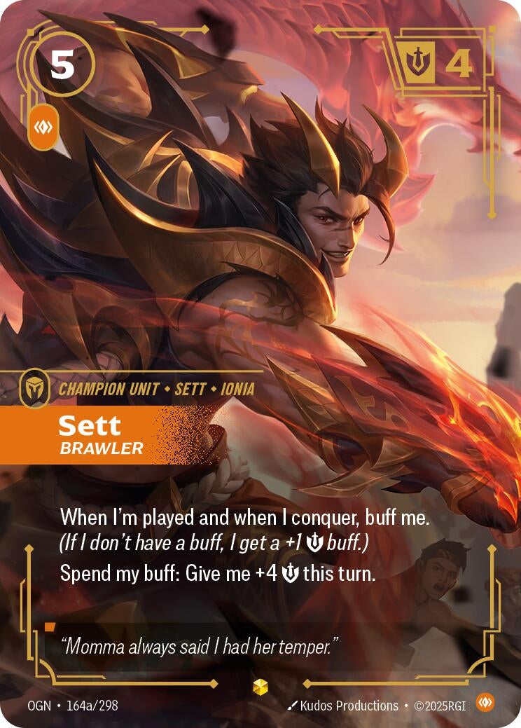 Image for Sett, Brawler (Alternate Art) - Riftbound: League of Legends Trading Card Game