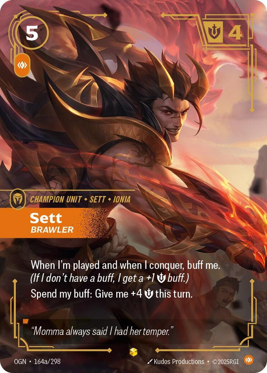 Image for Sett, Brawler (Alternate Art) - Riftbound: League of Legends Trading Card Game