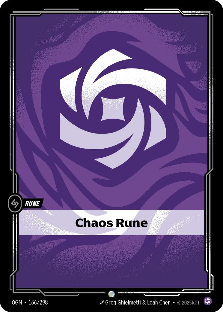 Image for Chaos Rune - Riftbound: League of Legends Trading Card Game