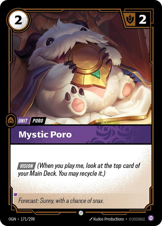 Image for Mystic Poro - Riftbound: League of Legends Trading Card Game