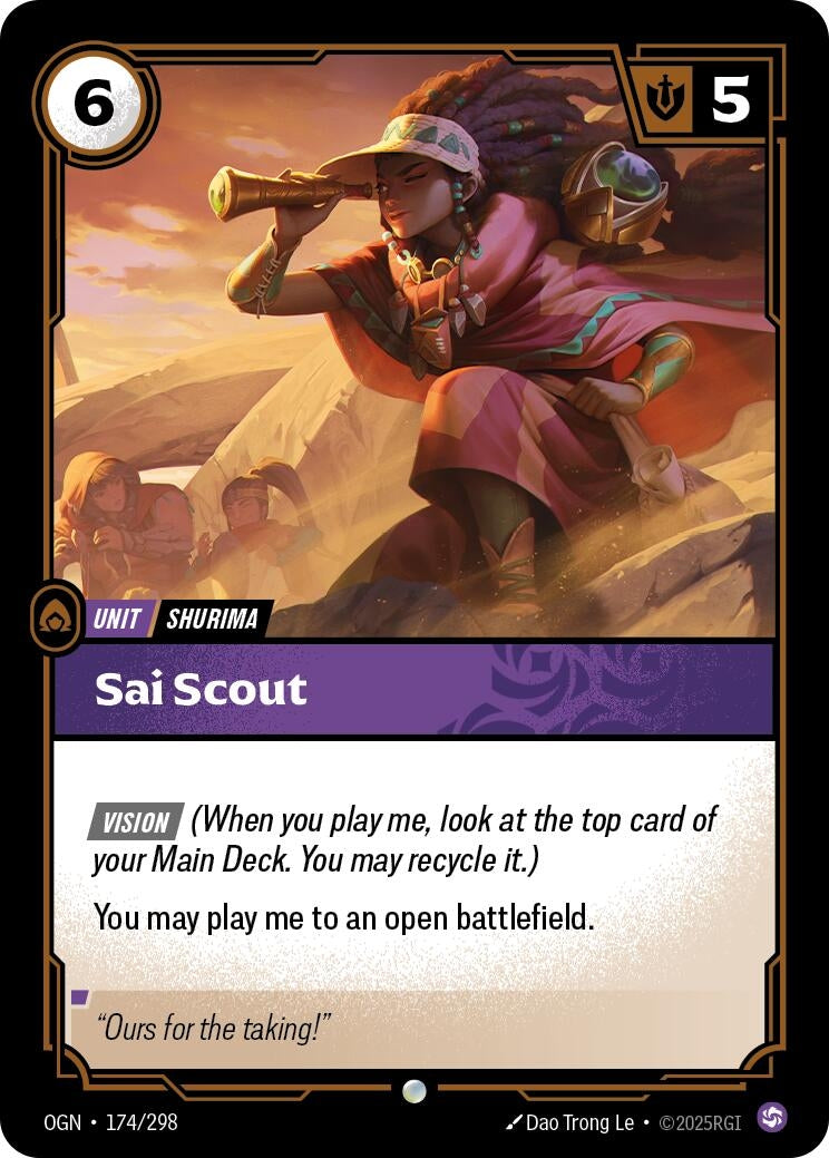 Image for Sai Scout - Riftbound: League of Legends Trading Card Game