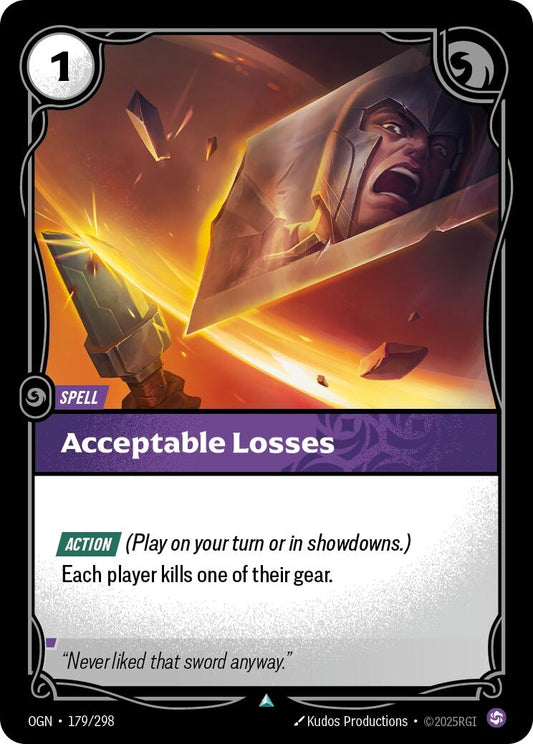 Image for Acceptable Losses - Riftbound: League of Legends Trading Card Game