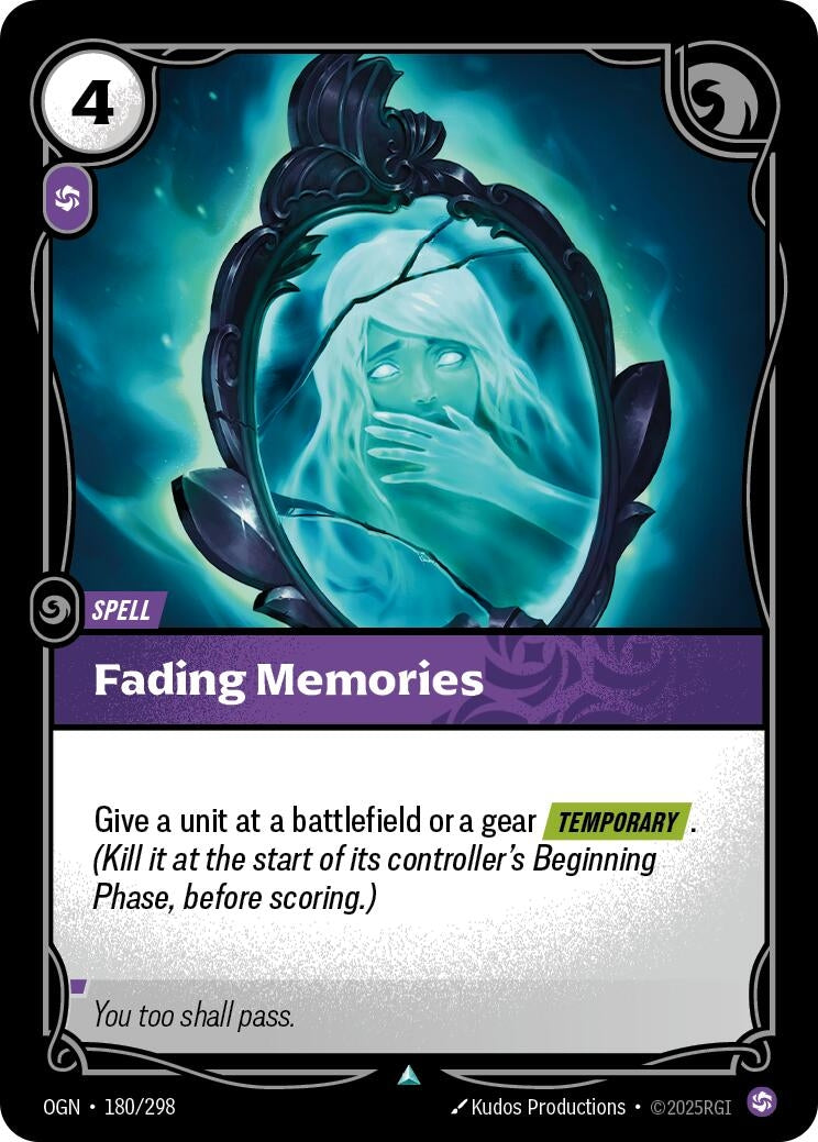 Image for Fading Memories - Riftbound: League of Legends Trading Card Game