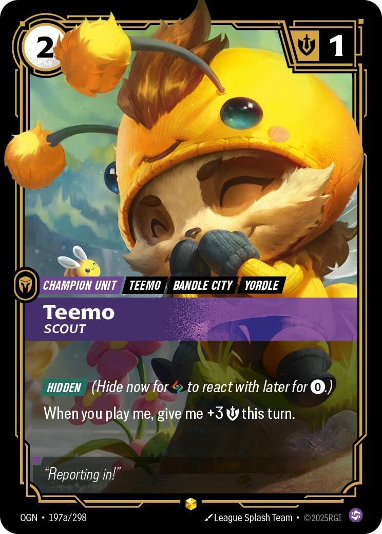 Image for Teemo, Scout (Alternate Art) - Riftbound: League of Legends Trading Card Game