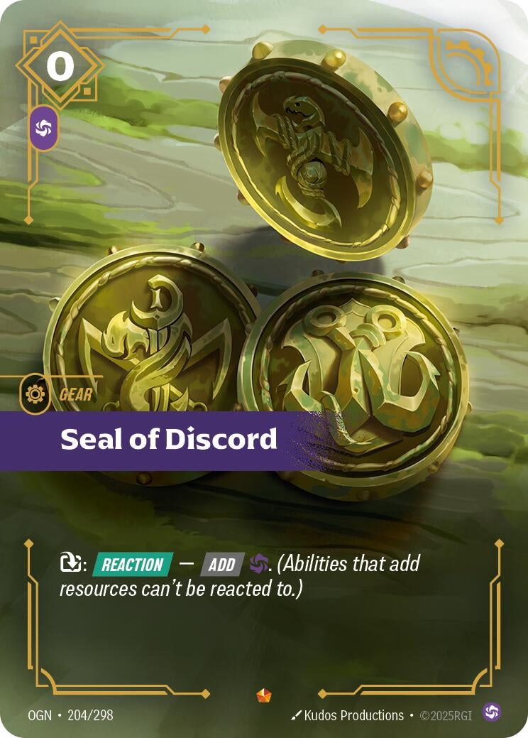 Image for Seal of Discord - Riftbound: League of Legends Trading Card Game