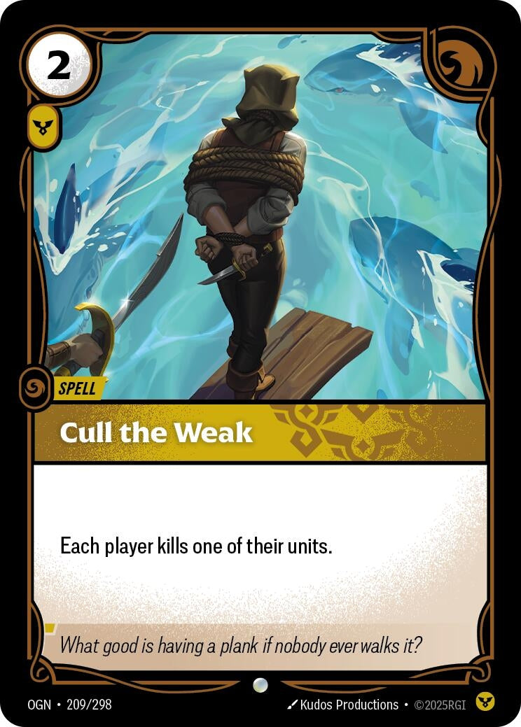 Image for Cull the Weak - Riftbound: League of Legends Trading Card Game