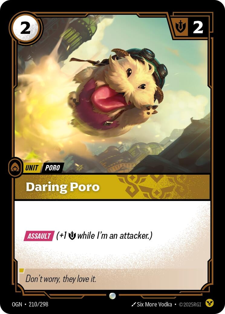 Image for Daring Poro - Riftbound: League of Legends Trading Card Game