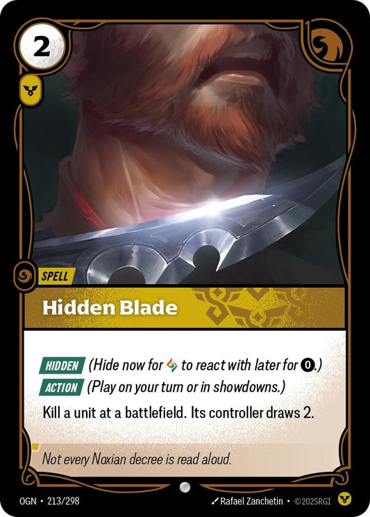 Image for Hidden Blade - Riftbound: League of Legends Trading Card Game