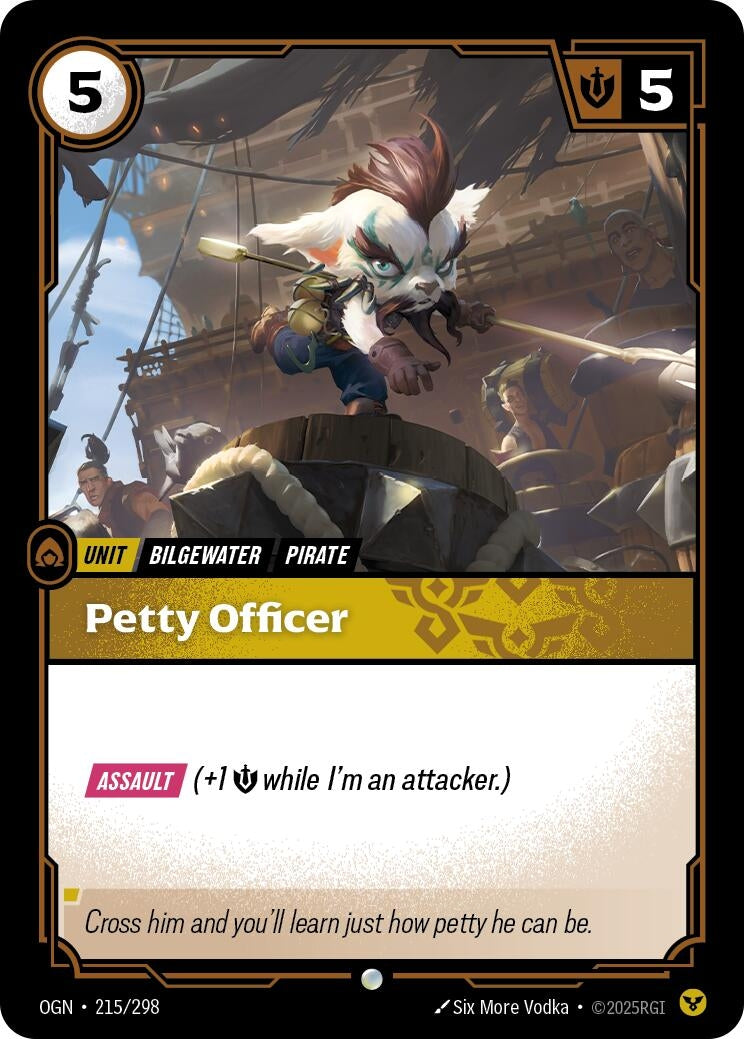 Image for Petty Officer - Riftbound: League of Legends Trading Card Game