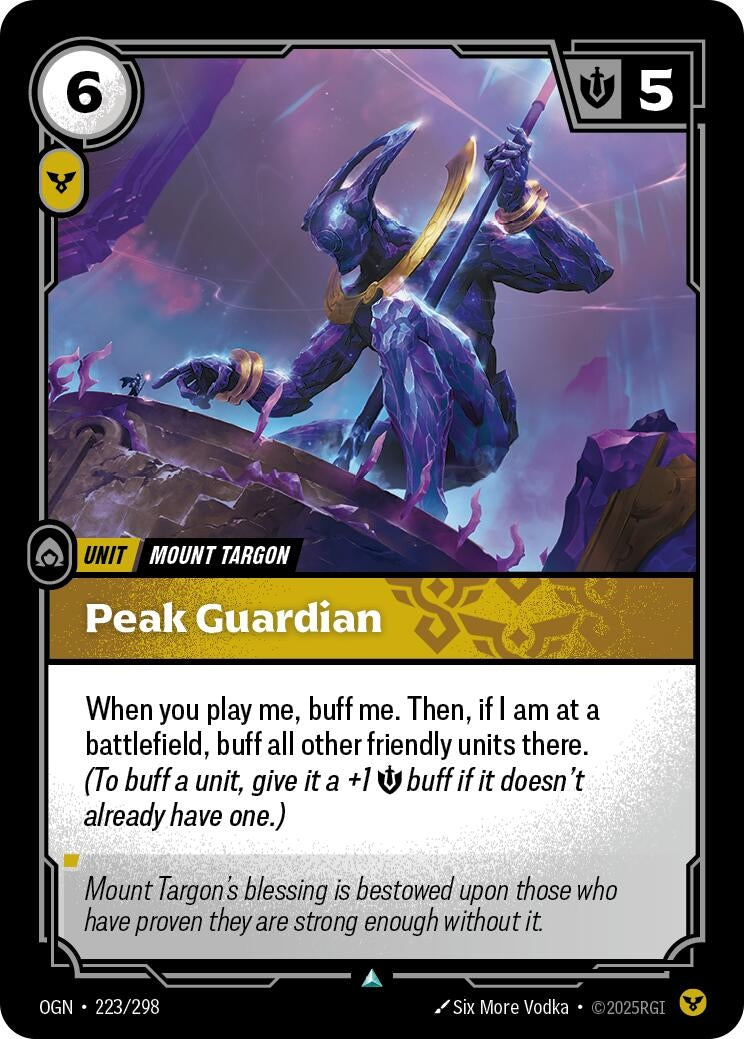 Image for Peak Guardian - Riftbound: League of Legends Trading Card Game