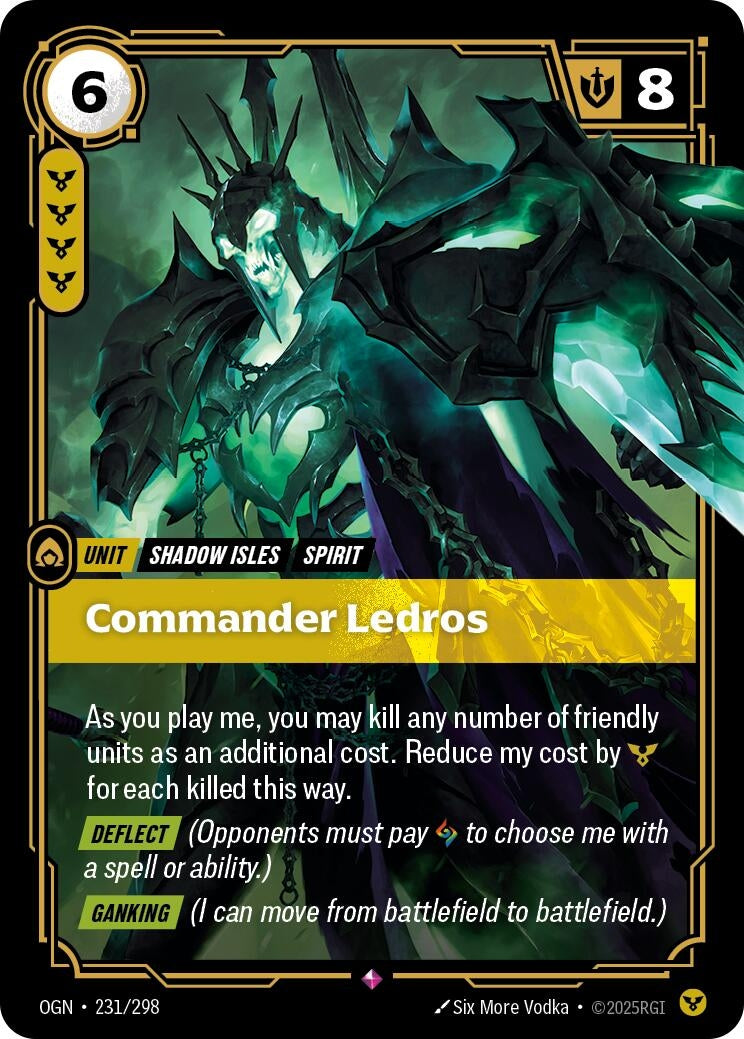 Image for Commander Ledros - Riftbound: League of Legends Trading Card Game