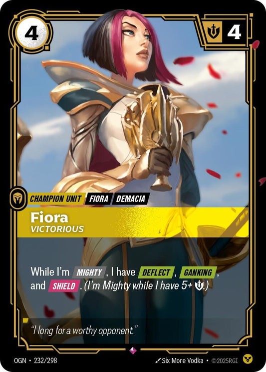 Image for Fiora, Victorious - Riftbound: League of Legends Trading Card Game