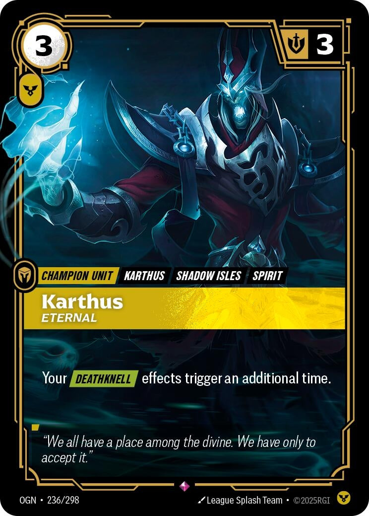 Image for Karthus, Eternal - Riftbound: League of Legends Trading Card Game