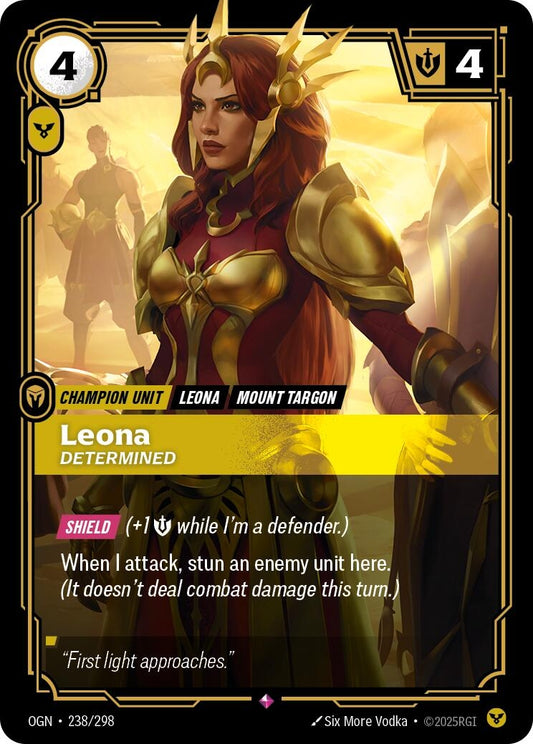 Image for Leona, Determined - Riftbound: League of Legends Trading Card Game