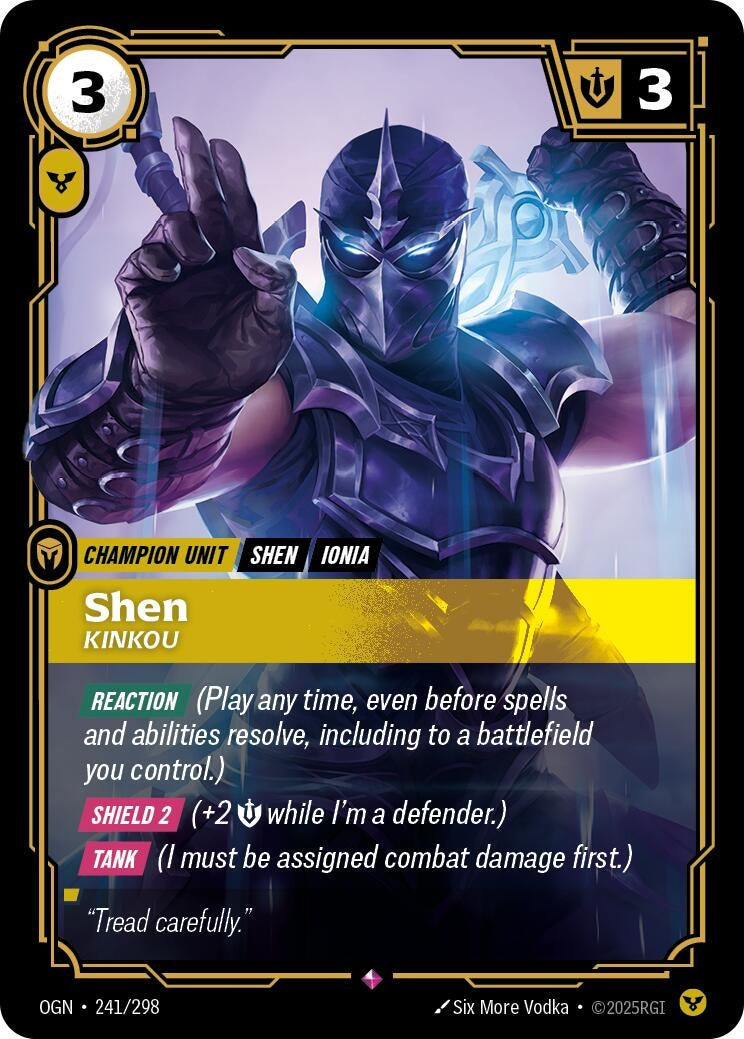 Image for Shen, Kinkou - Riftbound: League of Legends Trading Card Game