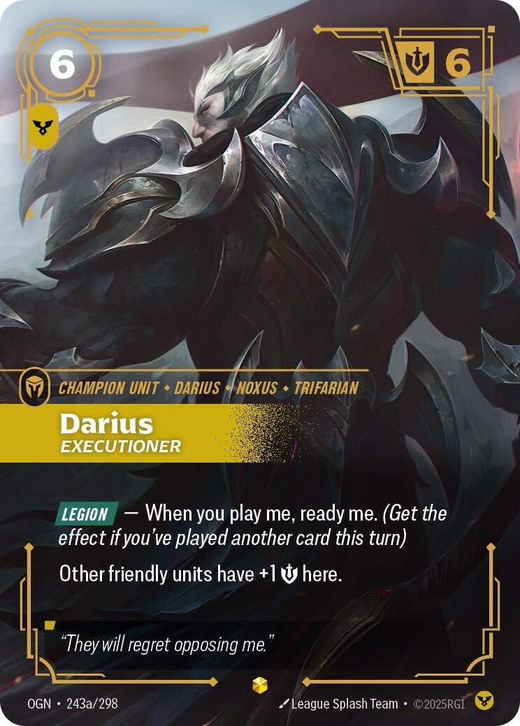 Image for Darius, Executioner (Alternate Art) - Riftbound: League of Legends Trading Card Game