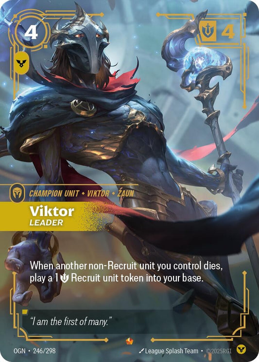 Image for Viktor, Leader - Riftbound: League of Legends Trading Card Game
