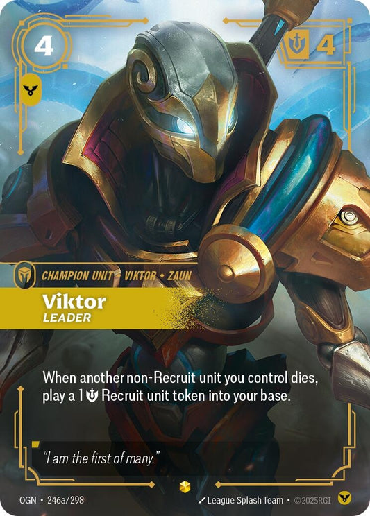 Image for Viktor, Leader (Alternate Art) - Riftbound: League of Legends Trading Card Game