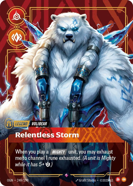 Image for Volibear, Relentless Storm - Riftbound: League of Legends Trading Card Game
