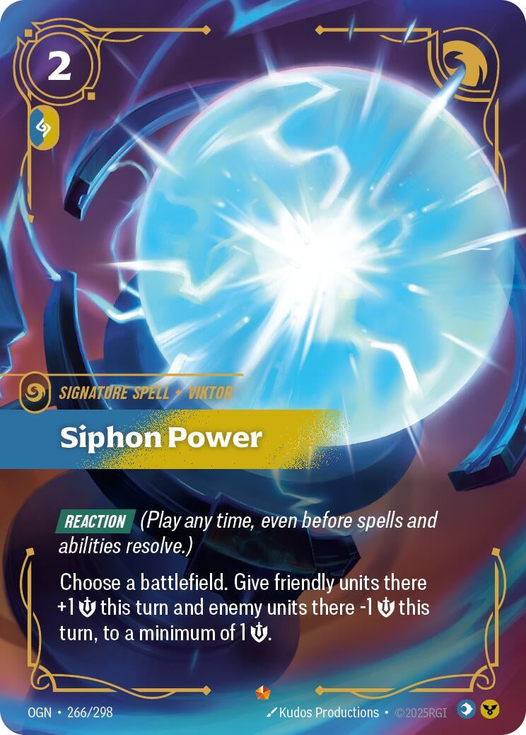 Image for Siphon Power - Riftbound: League of Legends Trading Card Game
