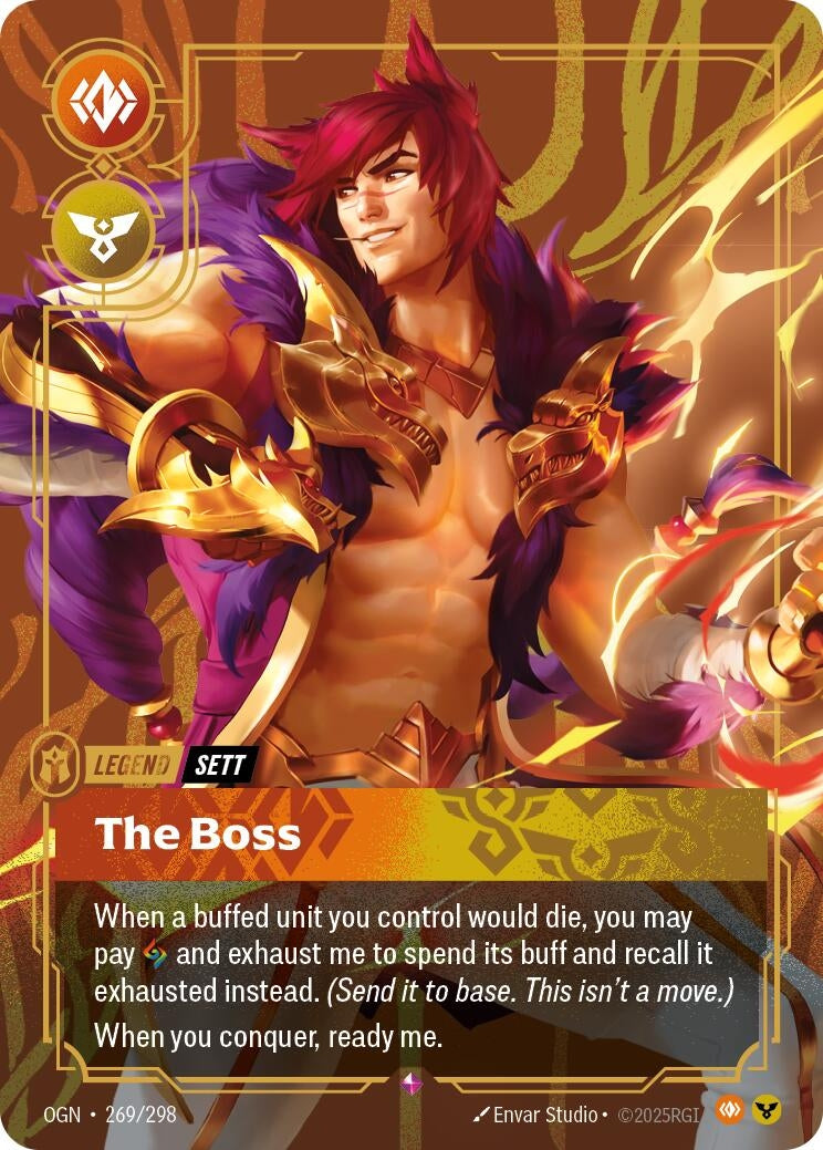 Image for Sett, The Boss - Riftbound: League of Legends Trading Card Game