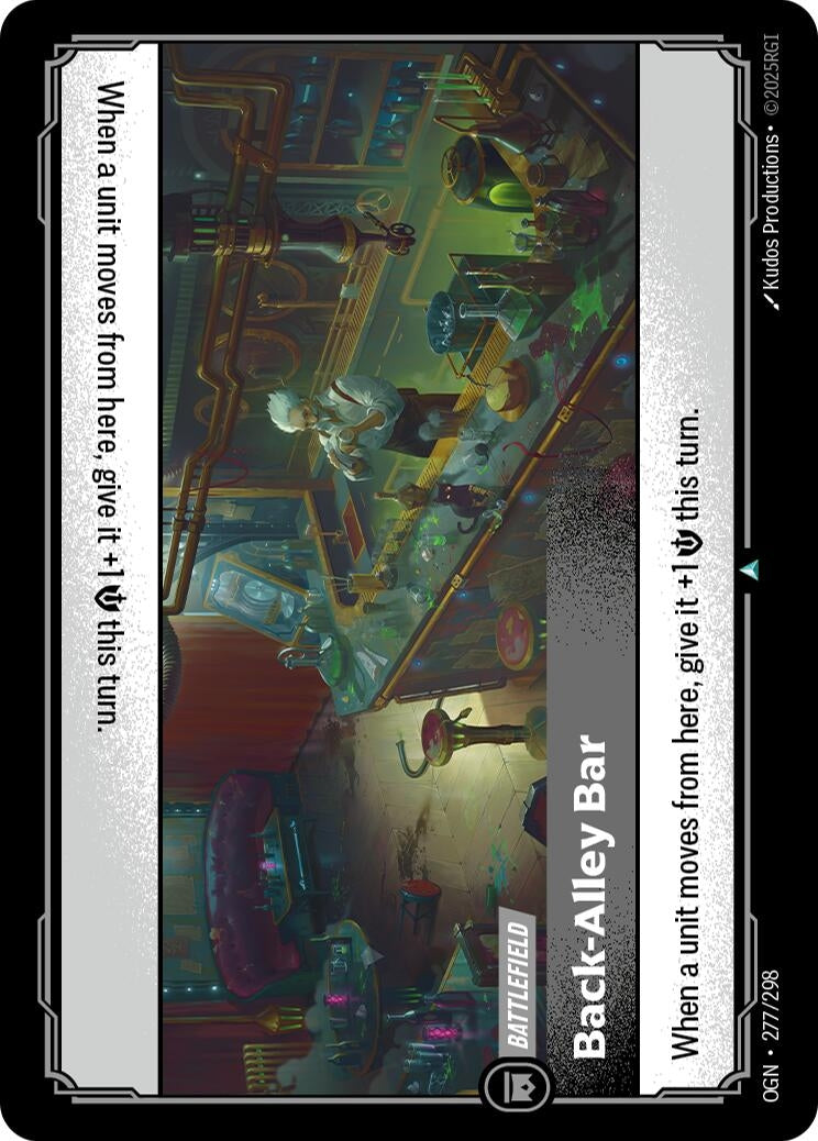 Image for Back-Alley Bar - Riftbound: League of Legends Trading Card Game