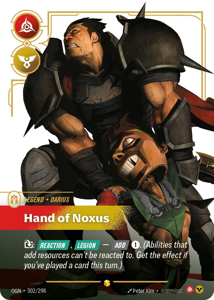 Image for Darius, Hand of Noxus (Overnumbered) - Riftbound: League of Legends Trading Card Game