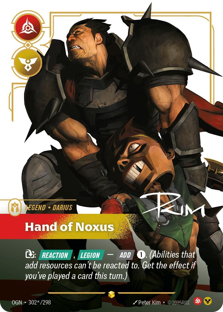 Image for Darius, Hand of Noxus (Signature) - Riftbound: League of Legends Trading Card Game