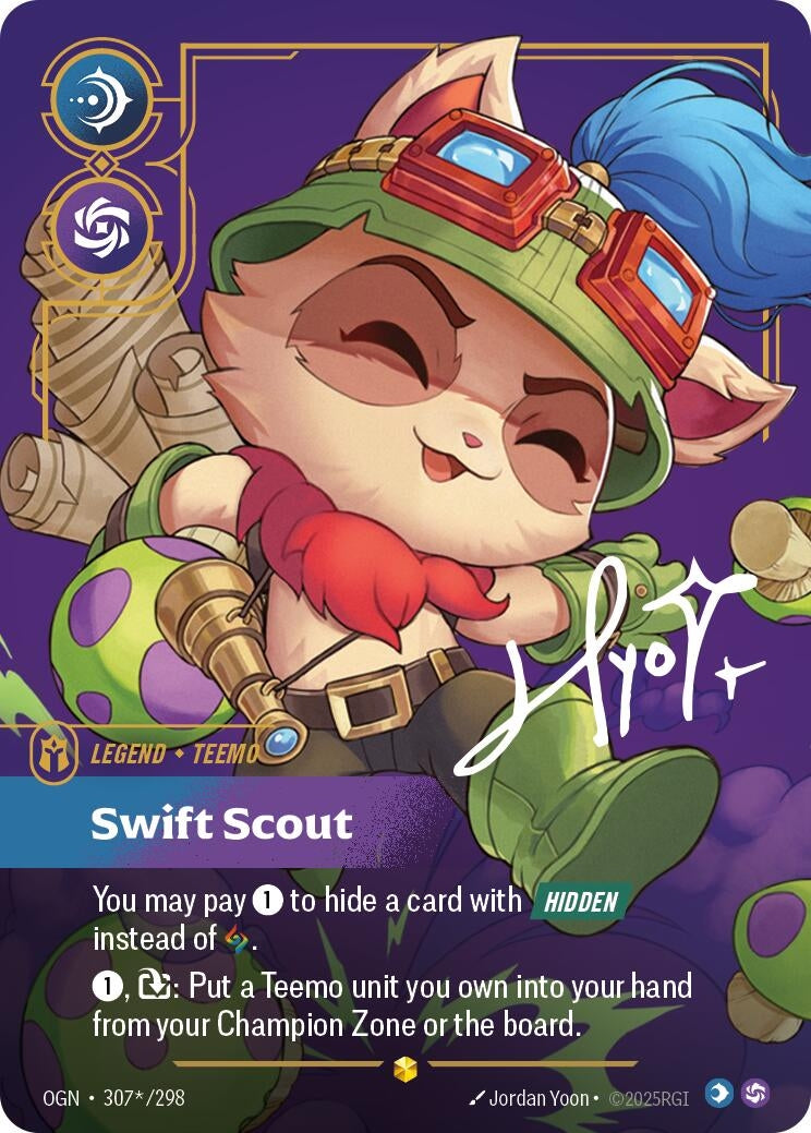 Image for Teemo, Swift Scout (Signature) - Riftbound: League of Legends Trading Card Game