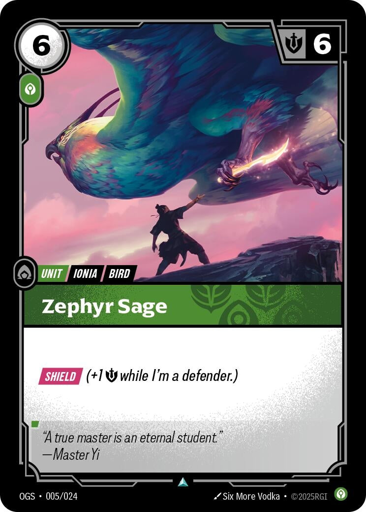 Image for Zephyr Sage - Riftbound: League of Legends Trading Card Game