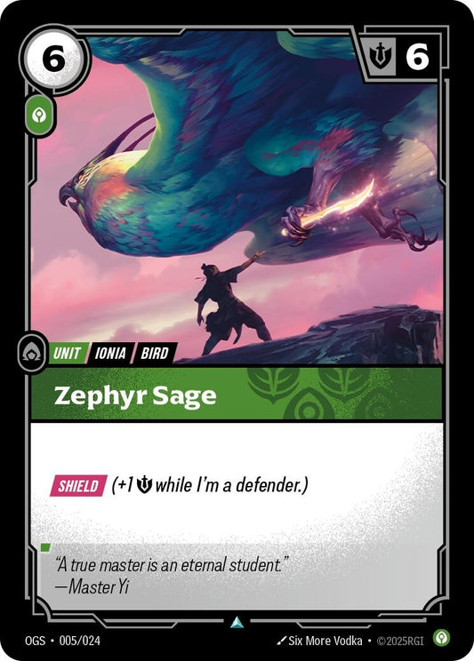 Image for Zephyr Sage - Riftbound: League of Legends Trading Card Game