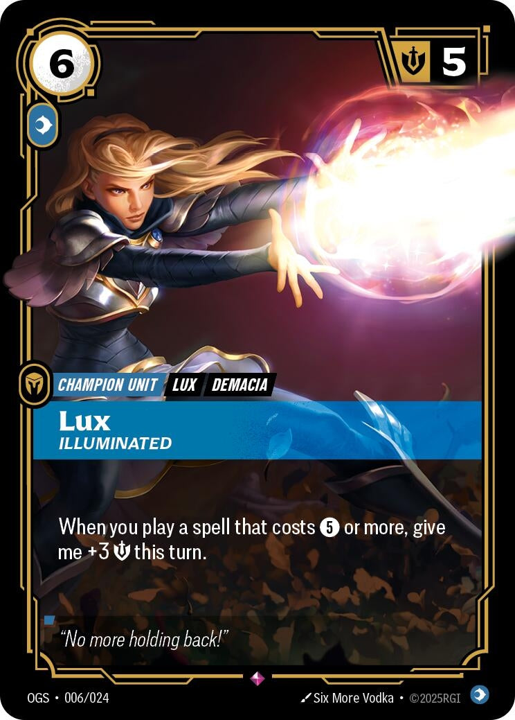 Image for Lux, Illuminated - Riftbound: League of Legends Trading Card Game