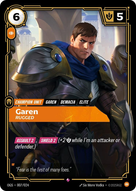 Image for Garen, Rugged - Riftbound: League of Legends Trading Card Game