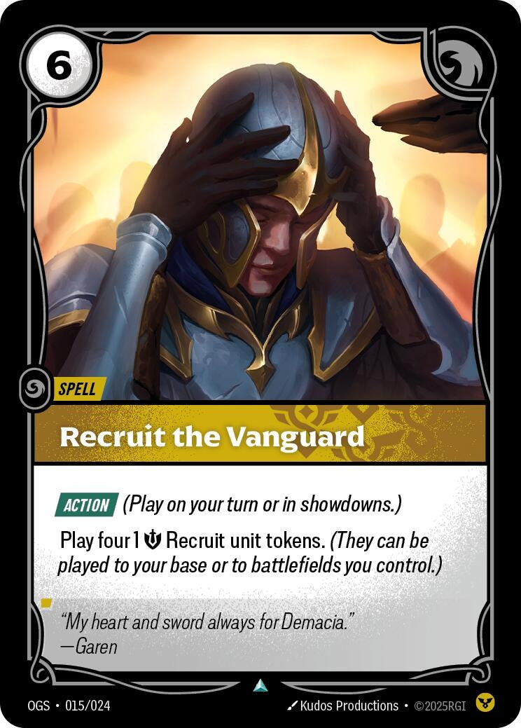Image for Recruit the Vanguard - Riftbound: League of Legends Trading Card Game