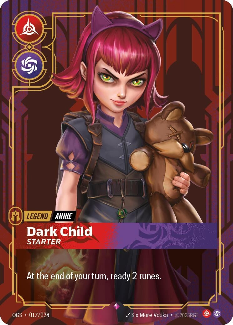 Image for Annie, Dark Child (Starter) - Riftbound: League of Legends Trading Card Game