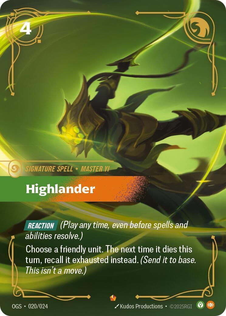 Image for Highlander - Riftbound: League of Legends Trading Card Game