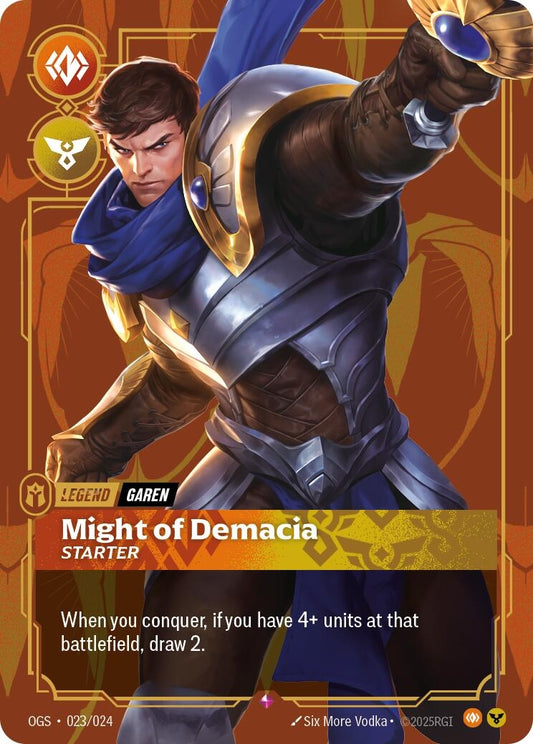Image for Garen, Might of Demacia (Starter) - Riftbound: League of Legends Trading Card Game