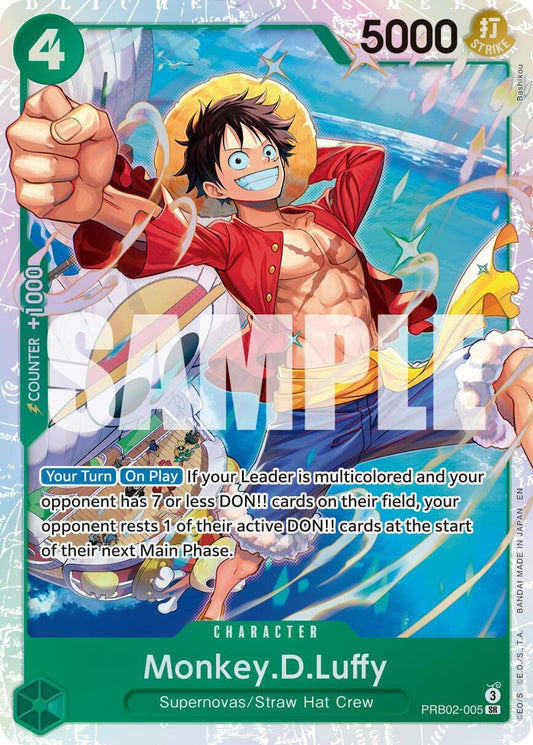 Image for Monkey.D.Luffy - PRB02-005 - One Piece Card Game