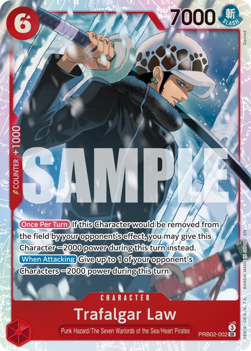 Image for Trafalgar Law - PRB02-002 - One Piece Card Game